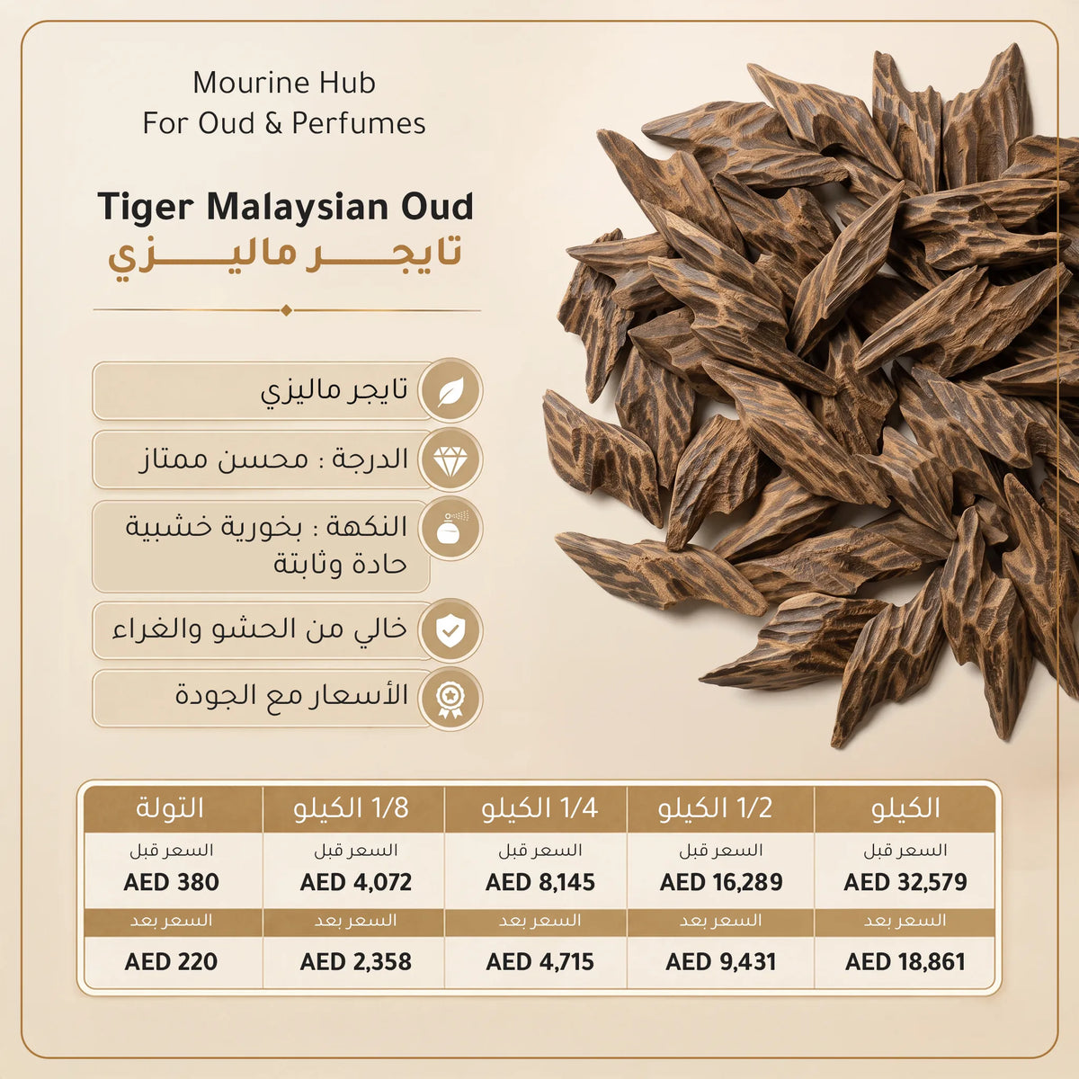 Tiger Malaysian Oud (تايجر ماليزي )