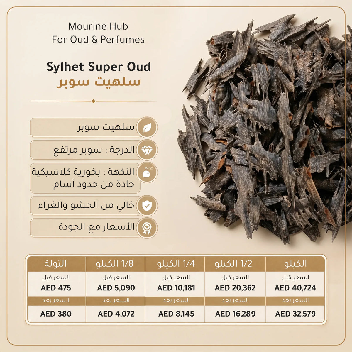 Sylhet Super Oud (عود سلهيت سوبر)